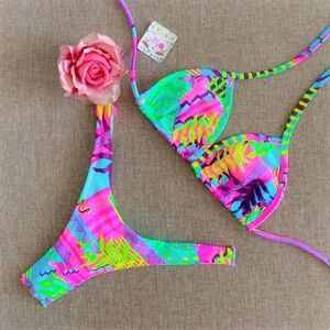 Doce Neon Vera Strap Bikni